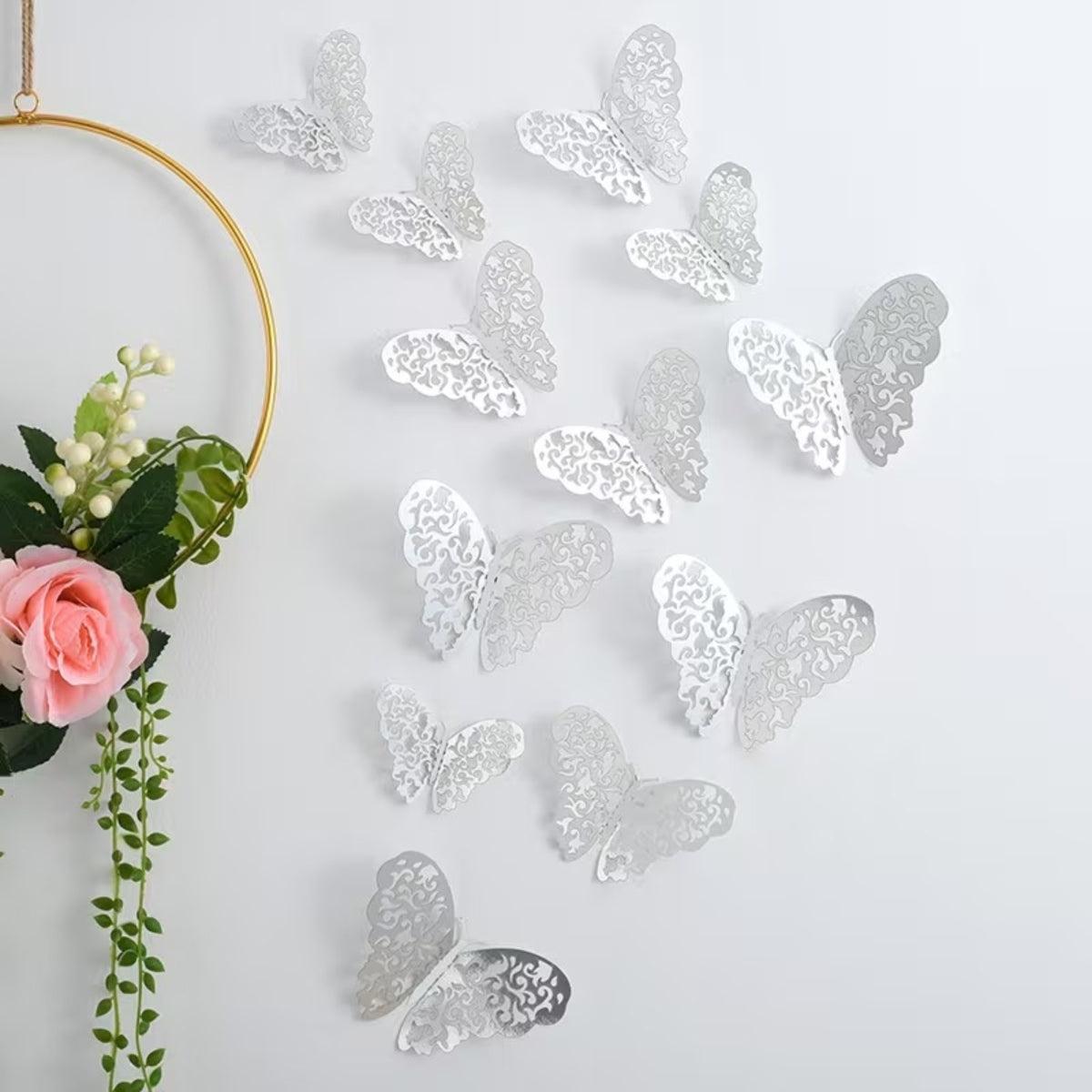 3D Butterfly Wall Stickers With Realistic Look