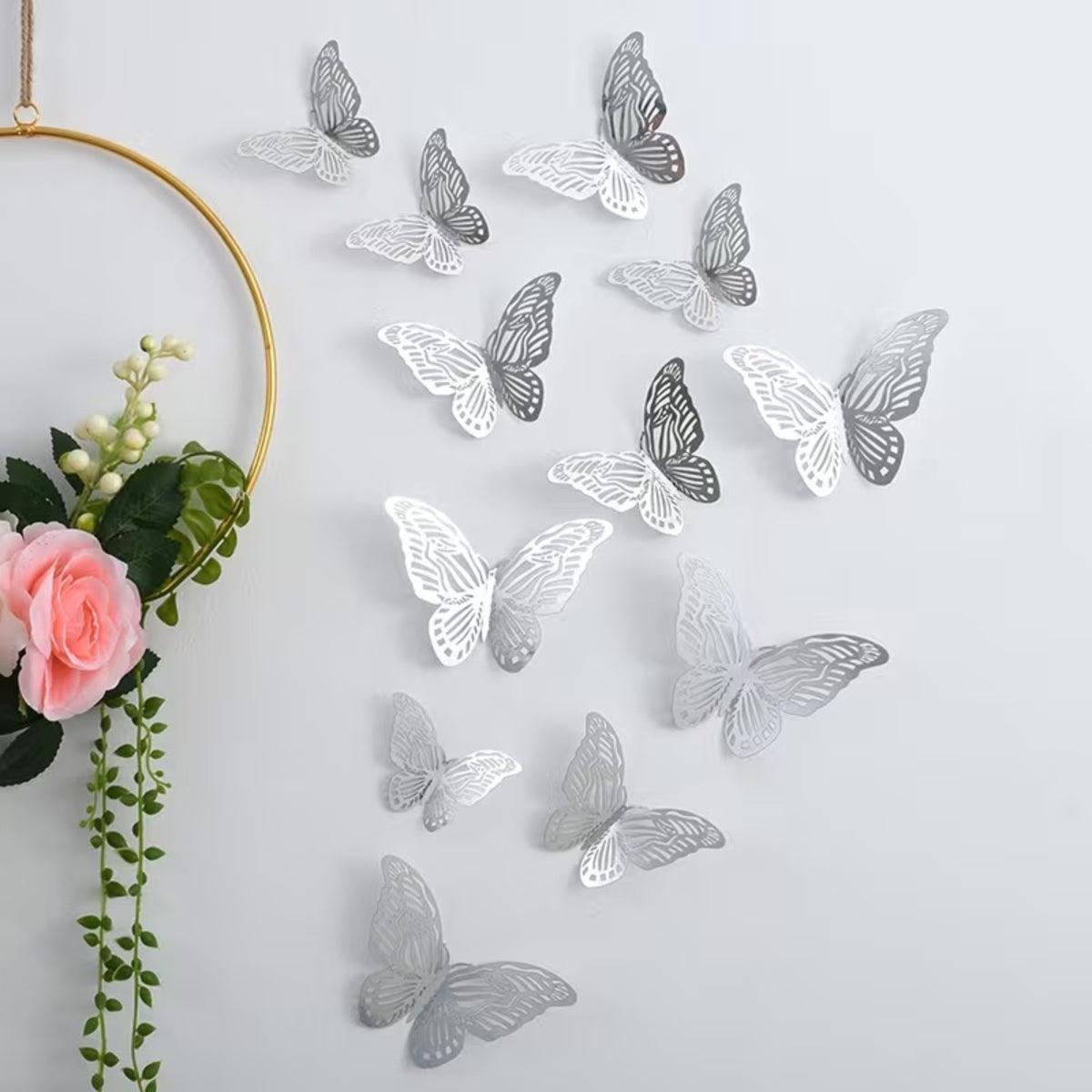 3D Butterfly Wall Stickers With Realistic Look