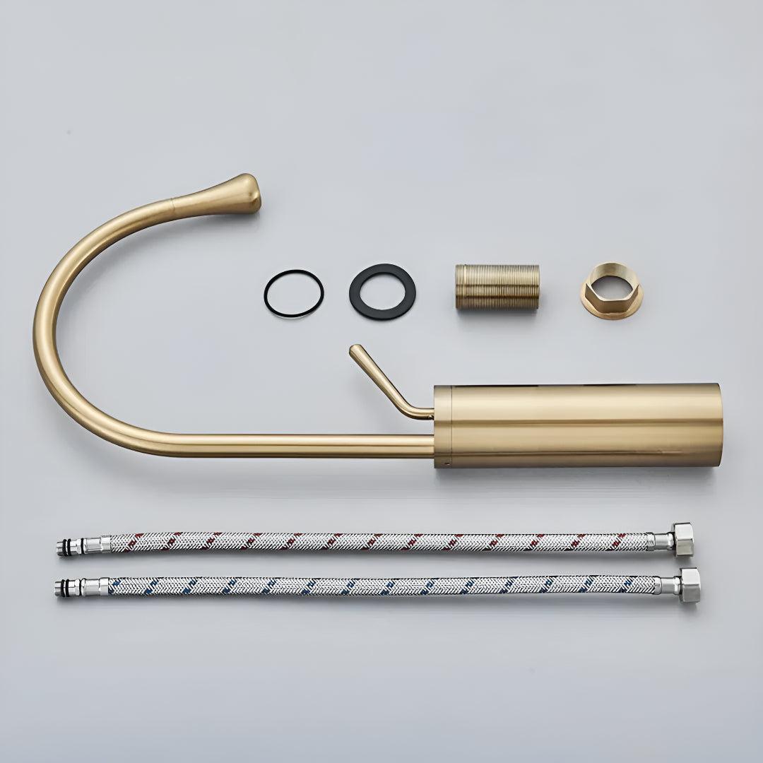 Bathroom Mixer Tap With Tall Basin Spout