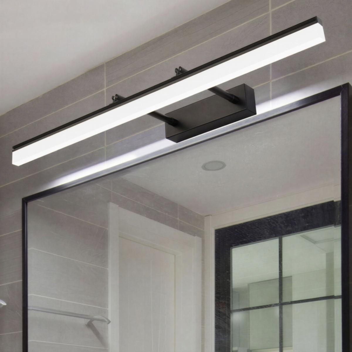 Bathroom Wall Light With Front Facing LED Illumination For Vanity Mirror