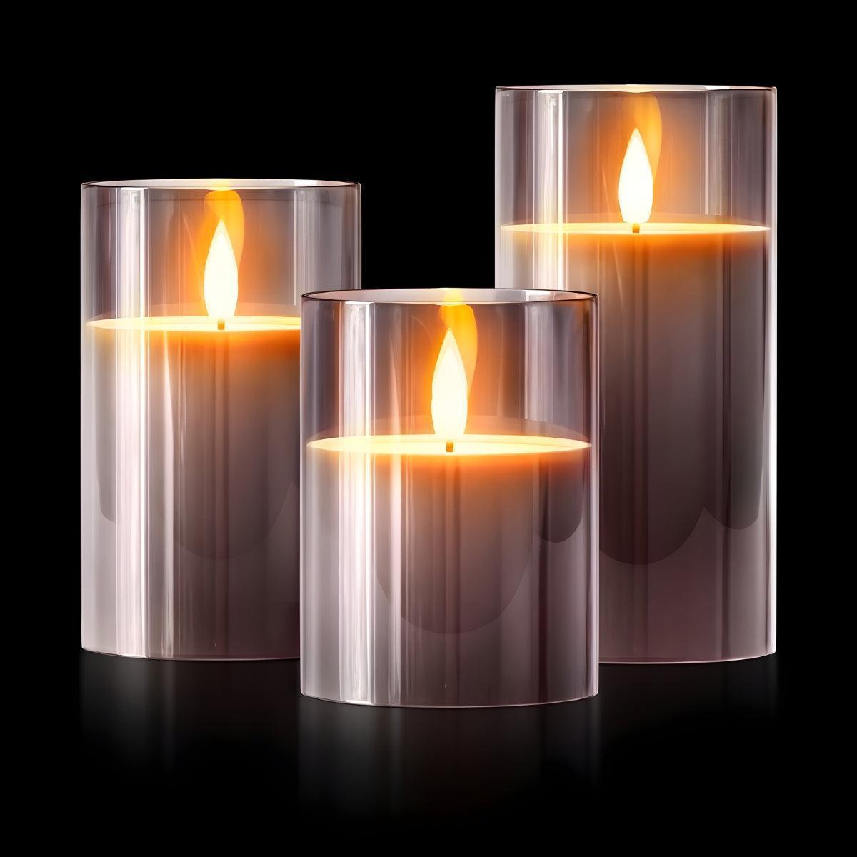 Battery Operated Flameless Flickering LED Candles