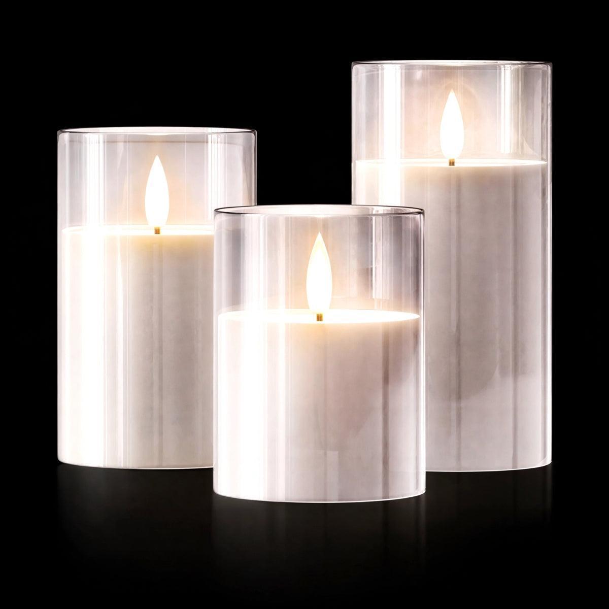 Battery Operated Flameless Flickering LED Candles