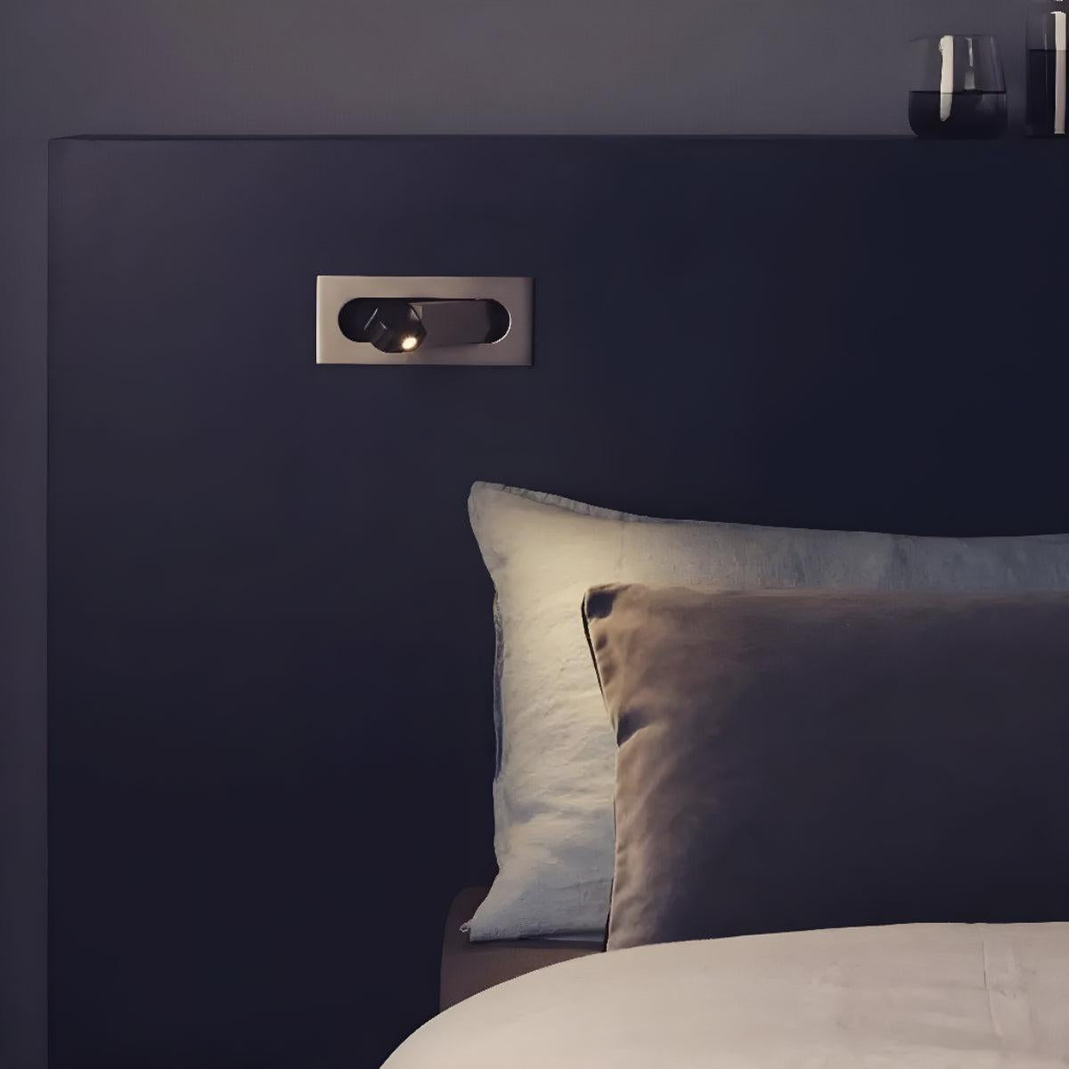Bedside Reading Wall Light With Adjustable Spotlight