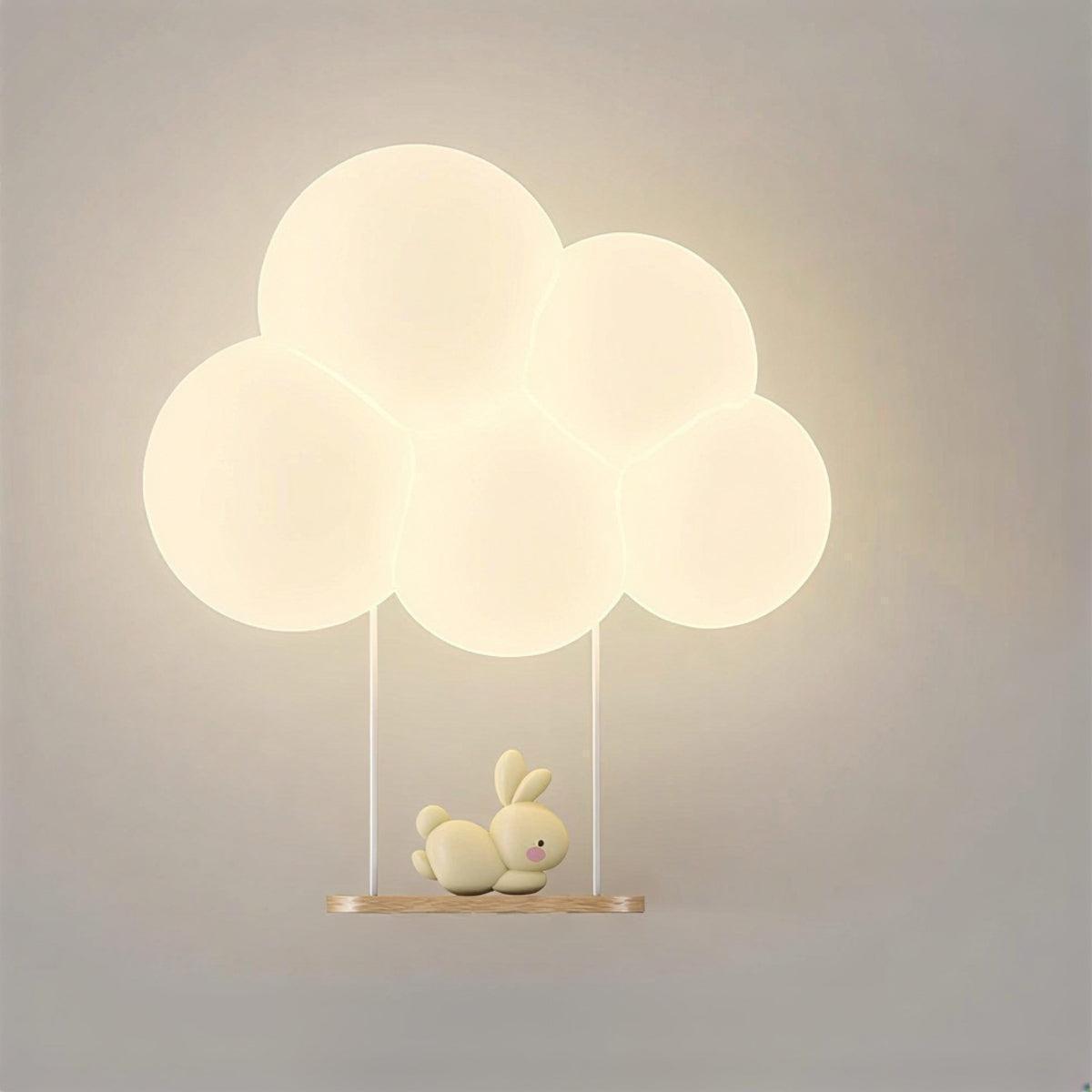 Bubble Cloud Wall Lamp With Atmospheric Lighting Design For Kids
