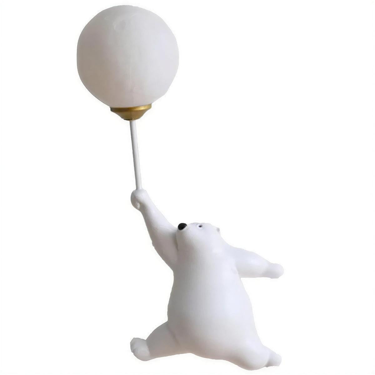 Childrens Bedroom Wall Lamp Light For Nursery With Polar Bear Design