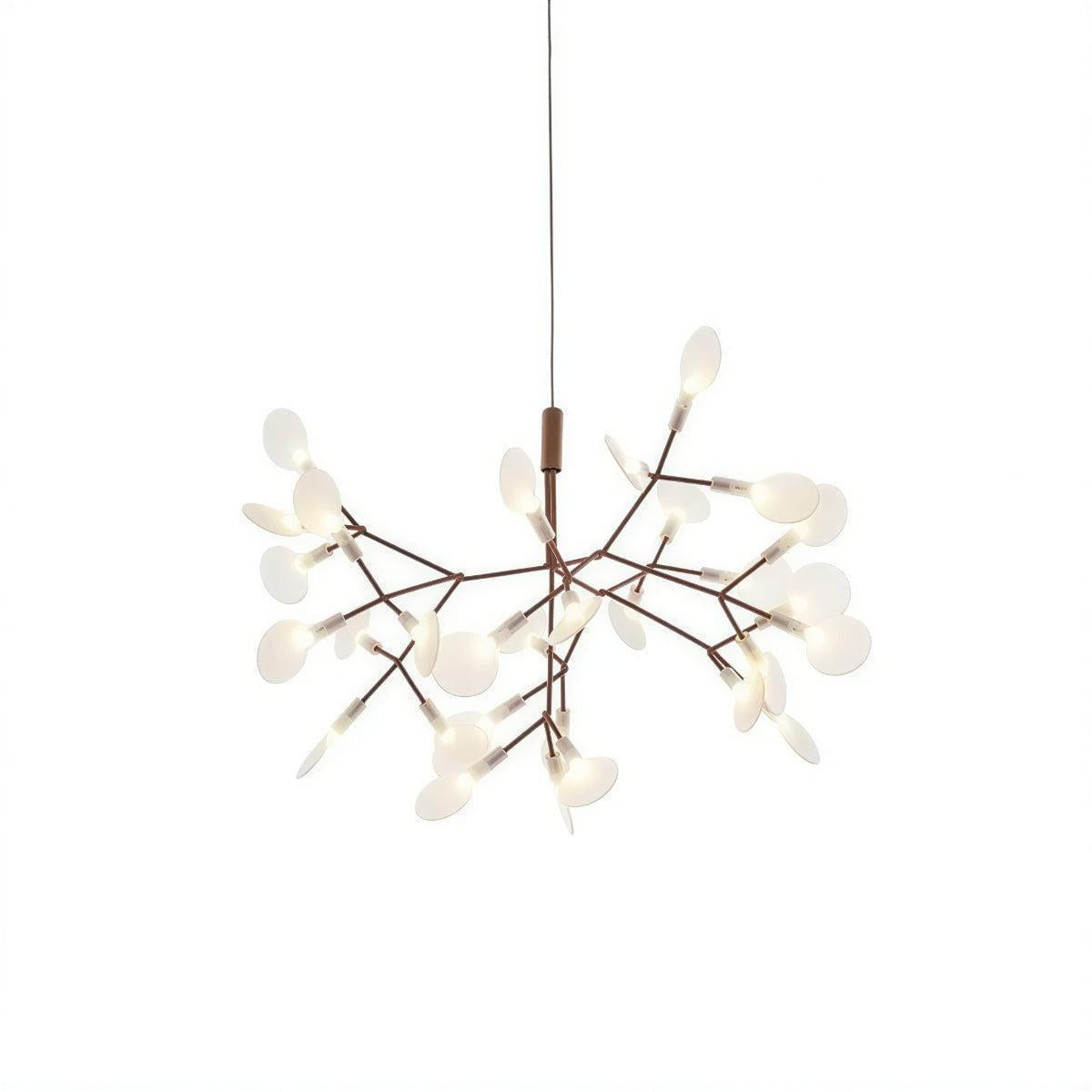 Contemporary Modern Chandelier Ceiling Light With Branch And Leaf Design