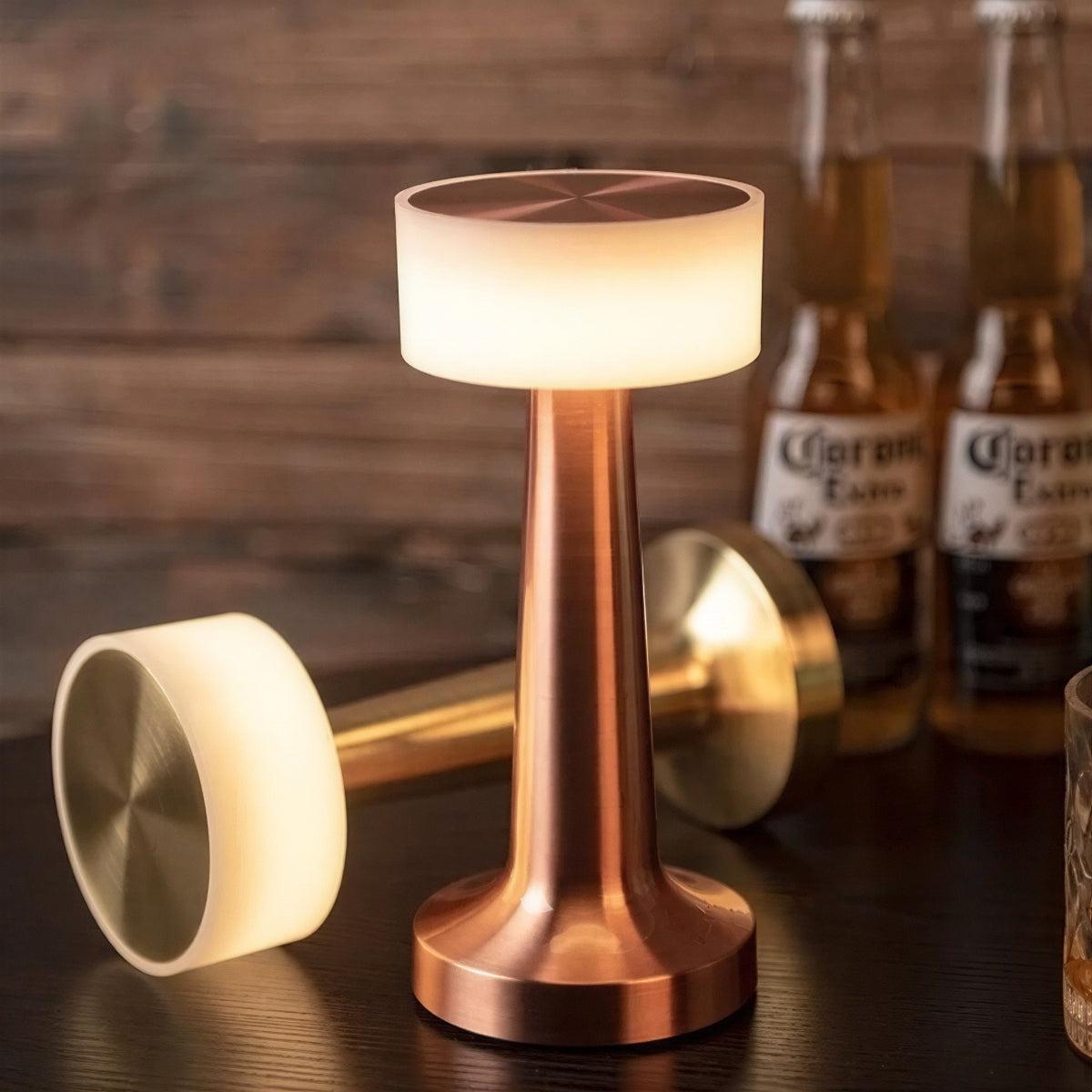 Cordless Table Lamp With Rechargeable Battery And Touch Dimming Control For Restaurant