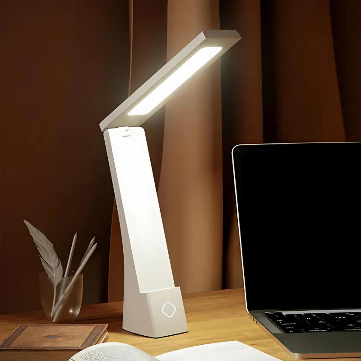 Foldable Desk Lamp With Touch Control And Minimalist Design