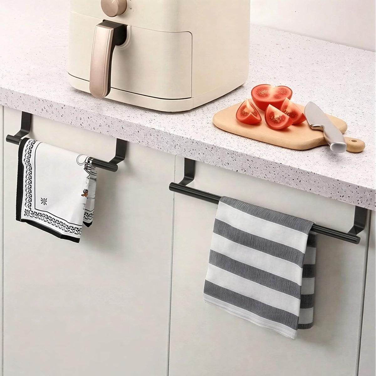 Hand Towel Rail With Over Door Cabinet Holder