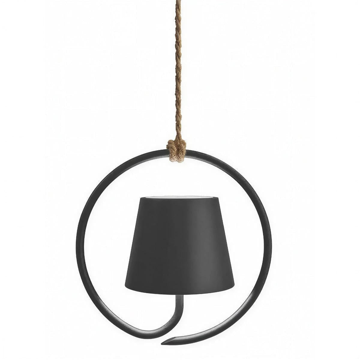 Hanging Pendant Light Fixtures With Halo Ring