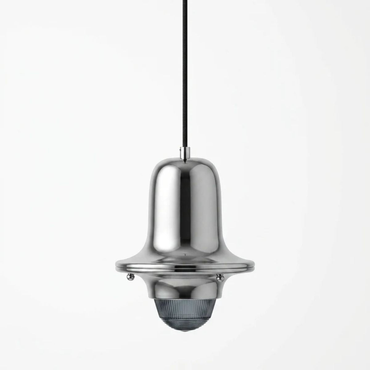 Hanging Pendant Lighting Fixture With Metal Bauhaus Design