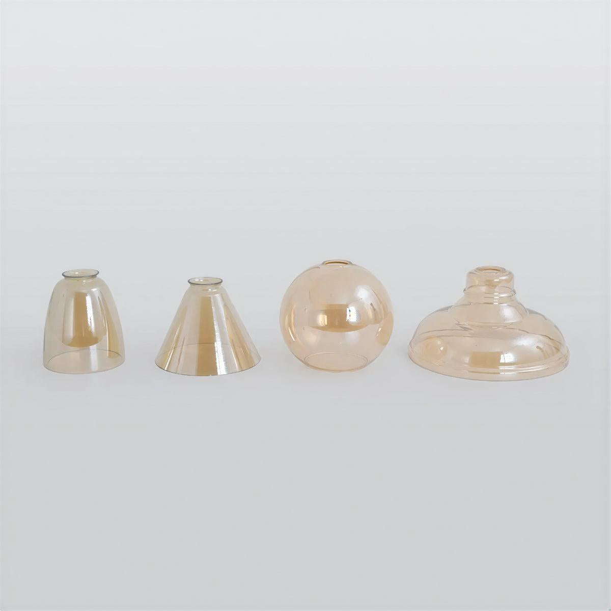 Industrial Glass Hanging Pendant Light With Modern Minimalist Design
