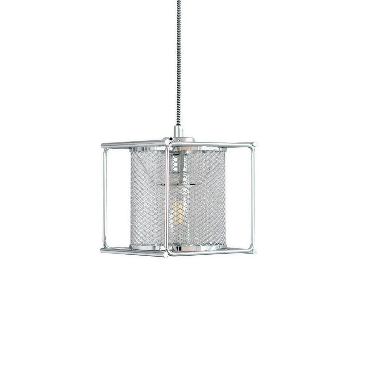 Industrial Mesh Caged Pendant Light For Kitchen and Bar Areas
