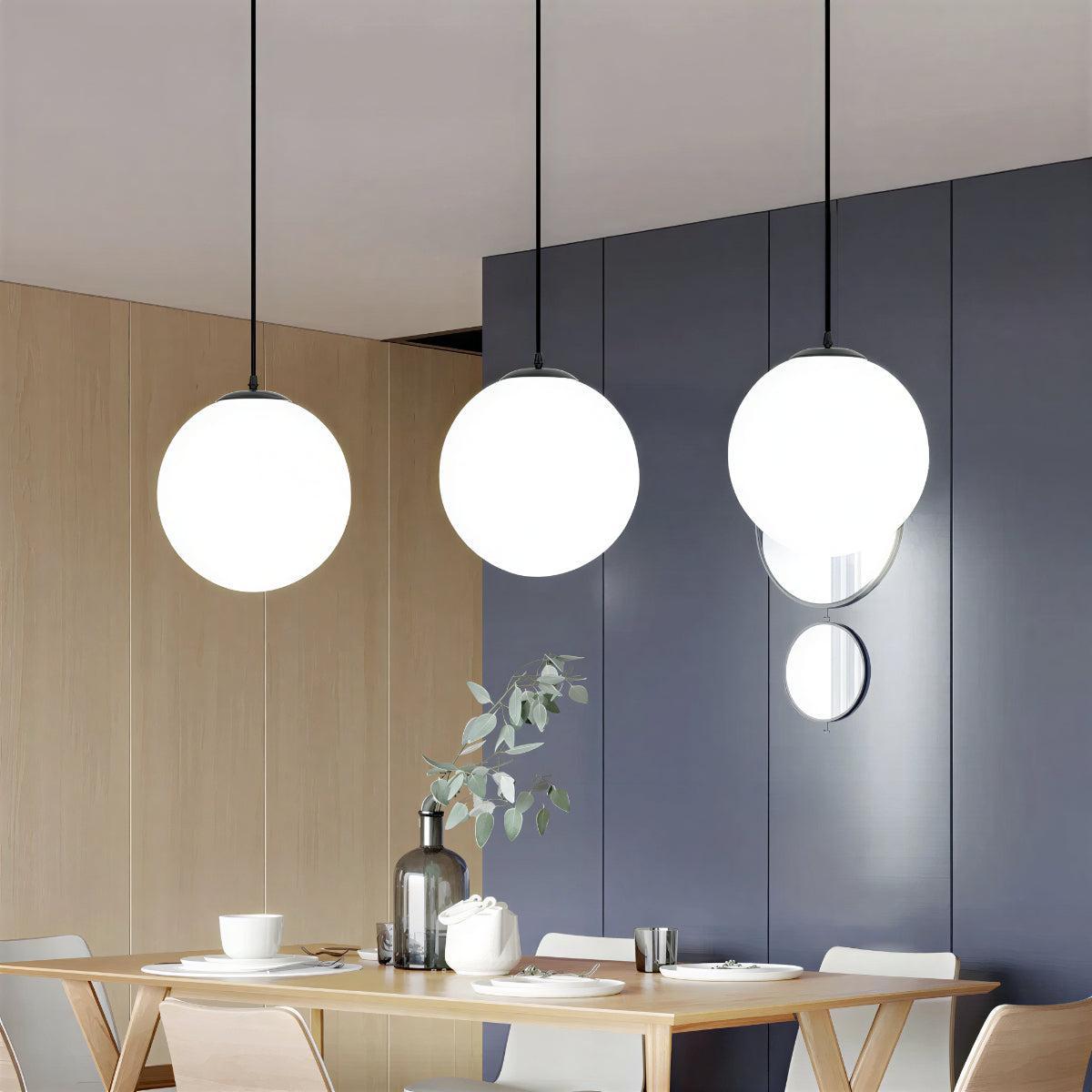 Minimalist Globe Pendant Light Ceiling Fixture