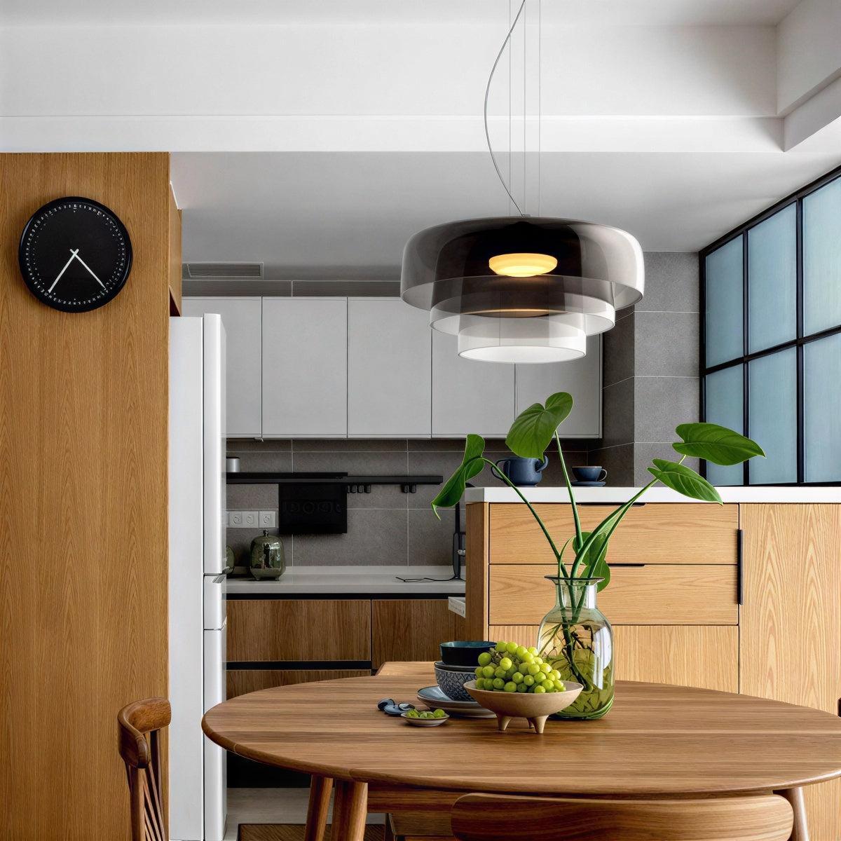 Modern Bauhaus Ceiling Pendant Light With Tiered Design