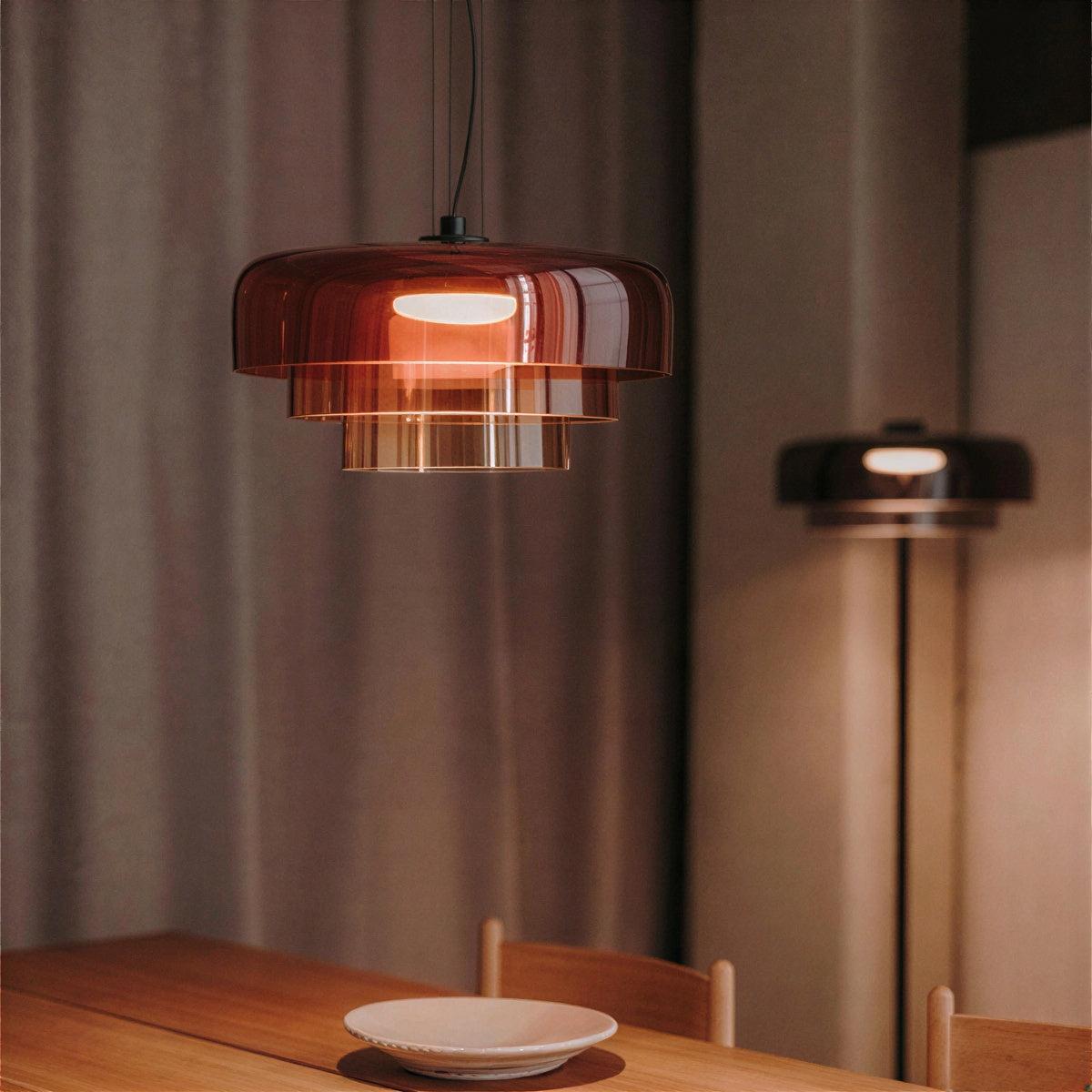 Modern Bauhaus Ceiling Pendant Light With Tiered Design