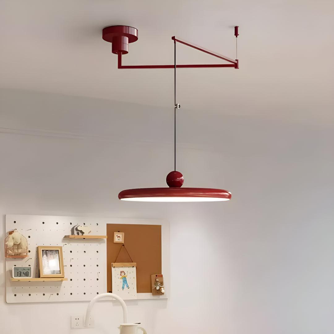 Modern Ceiling Light with Adjustable Swing Arm Pendant Lamp