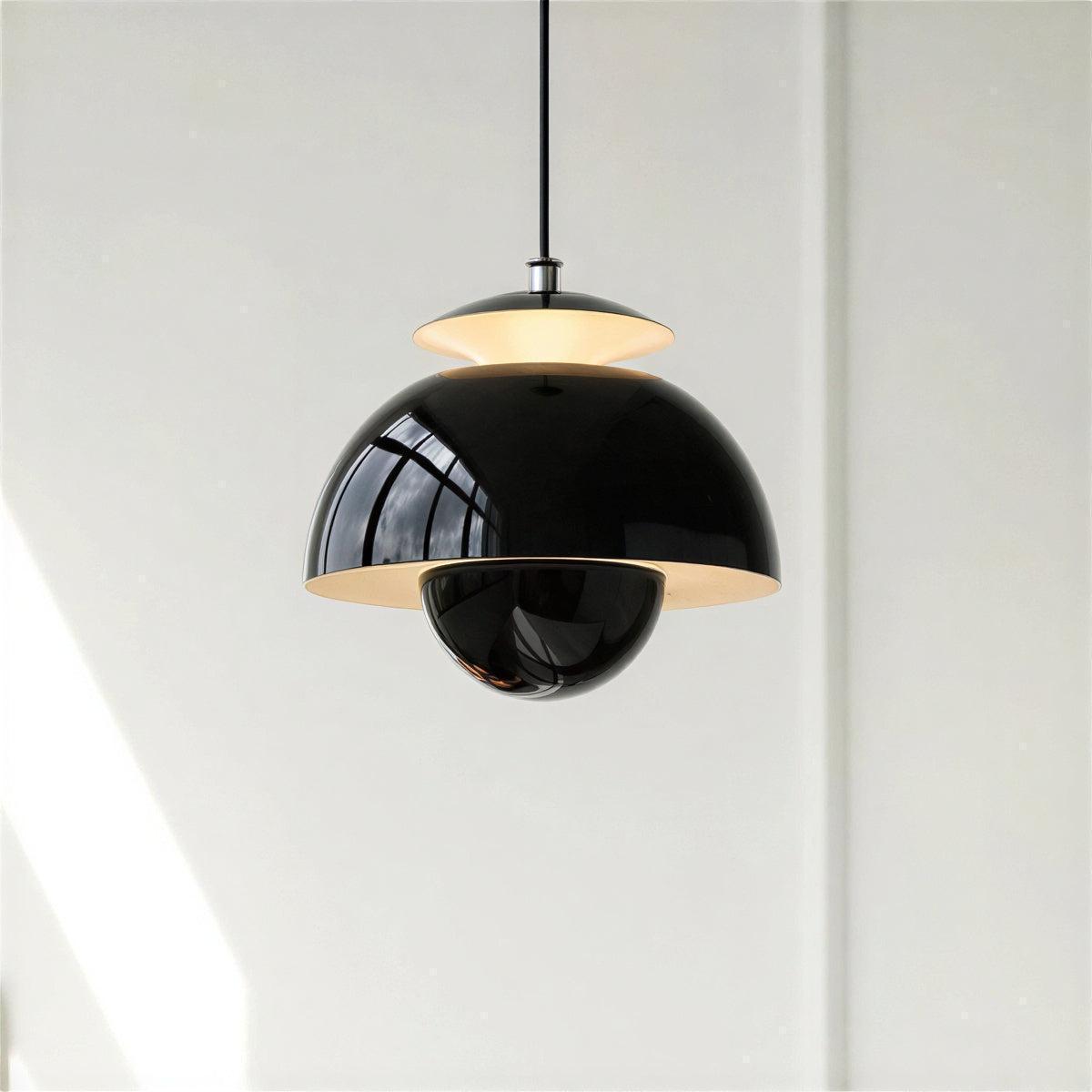 Modern Ceiling Pendant Light With Layered Flower Bud Design
