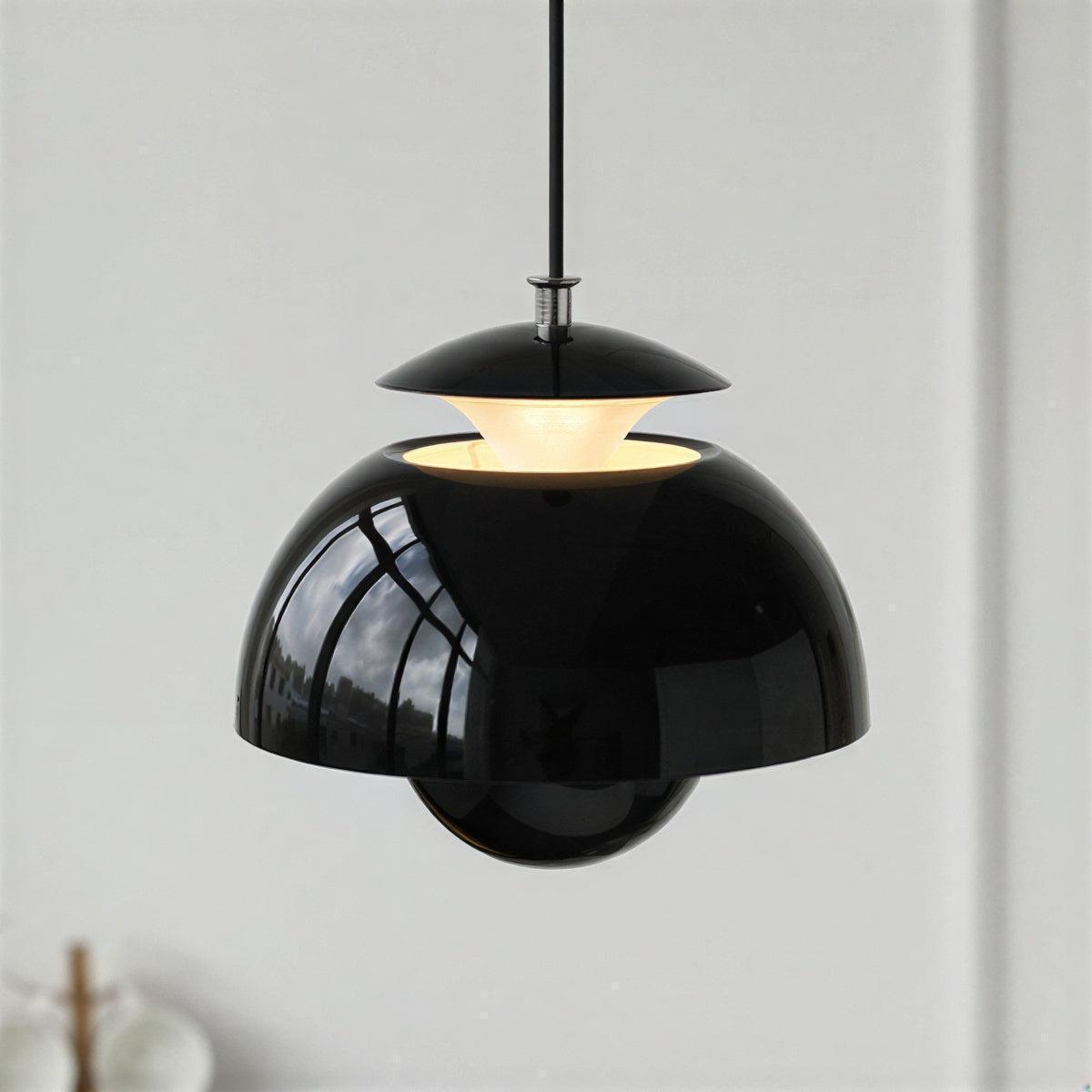 Modern Ceiling Pendant Light With Layered Flower Bud Design