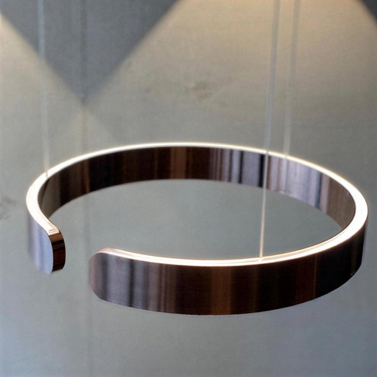 Modern Circular LED Halo Chandelier Pendant Ceiling Light