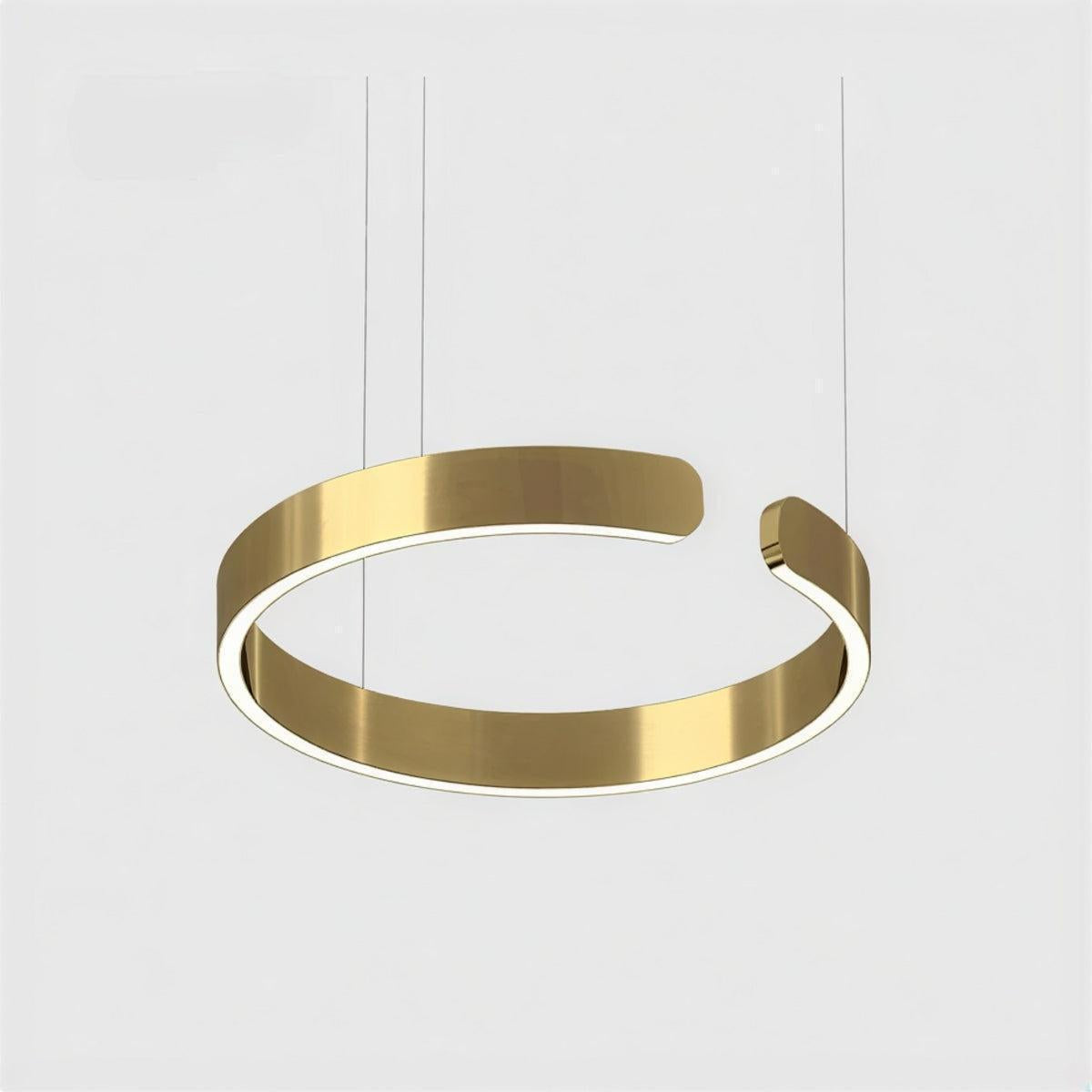 Modern Circular LED Halo Chandelier Pendant Ceiling Light