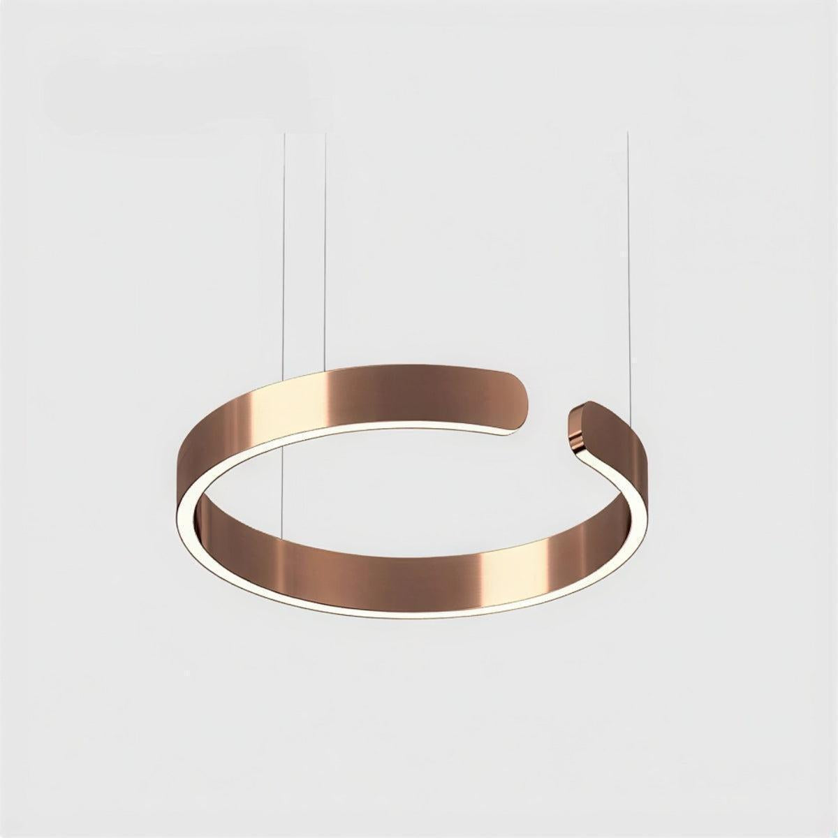 Modern Circular LED Halo Chandelier Pendant Ceiling Light