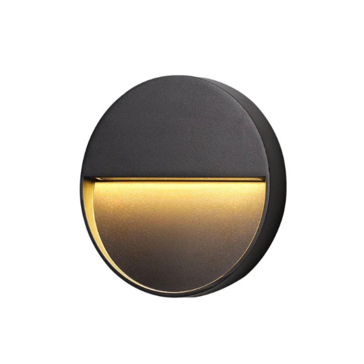 Modern Circular Wall Lamp For Staircase And Hallway Lighting