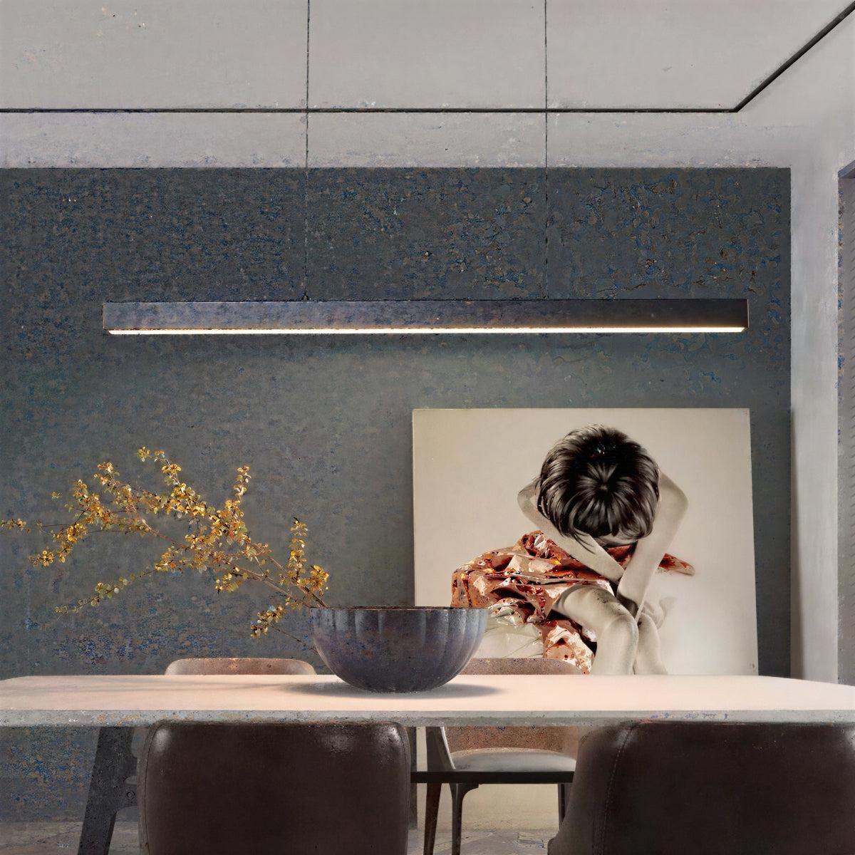 Modern Elongated Linear Kitchen Island Pendant Lighting