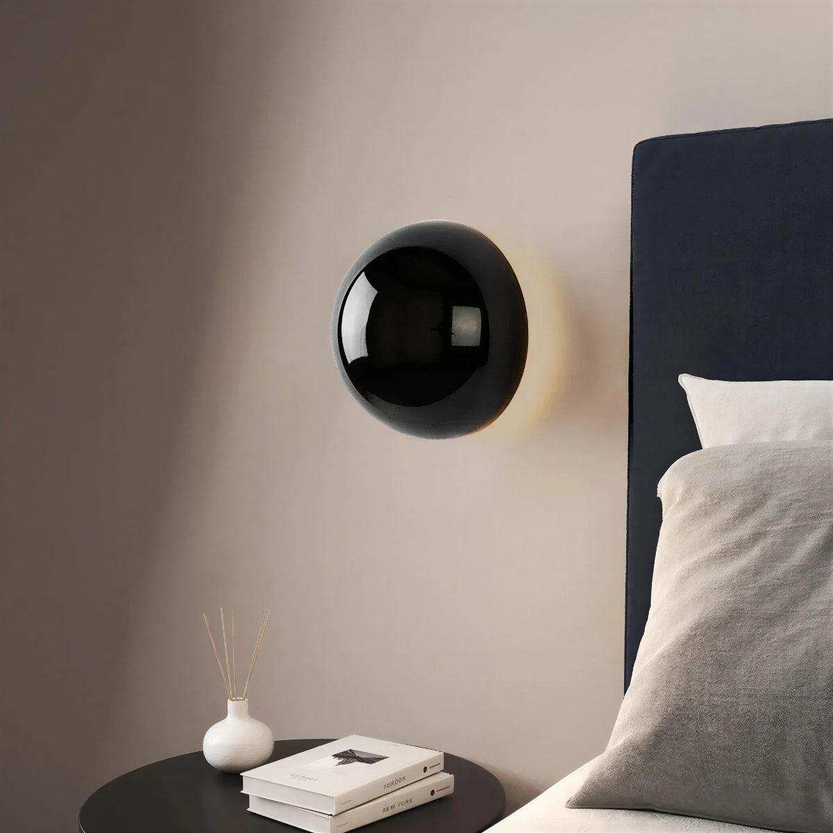 Modern Indoor Wall Light With Decorative Round Orb