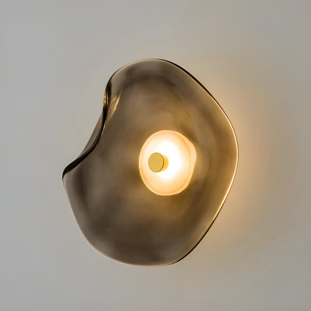 Modern LED Wall Light Sconce With Glass Shade