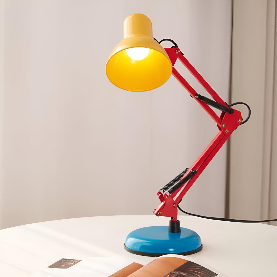 Modern Memphis Table Lamp Adjustable Arm Desk Light