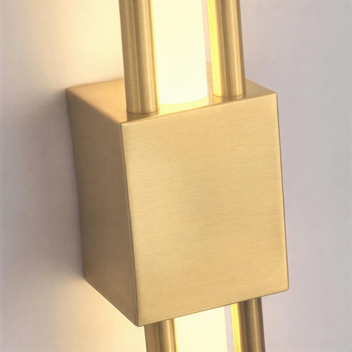 Modern Sleek Vertical Wall Lamp With Architectural Sconce Design