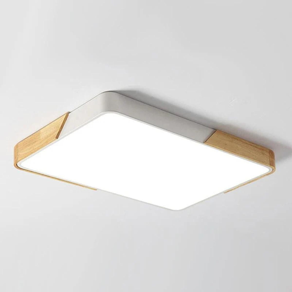 Modern Square Minimalist Flush Mount Ceiling Light For Contemporary Lighting