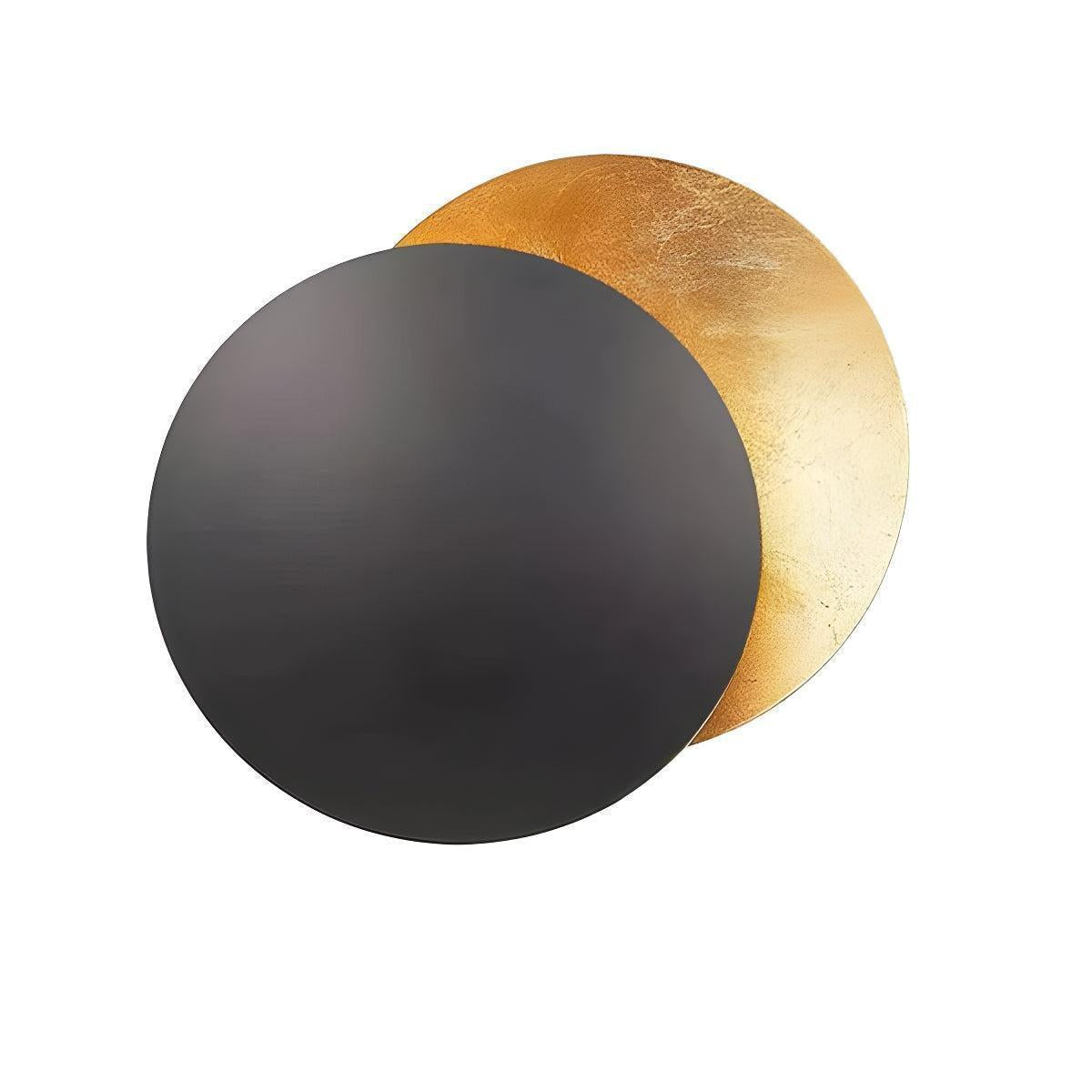 Modern Wall Light With Adjustable Rotating Solar Eclipse Design