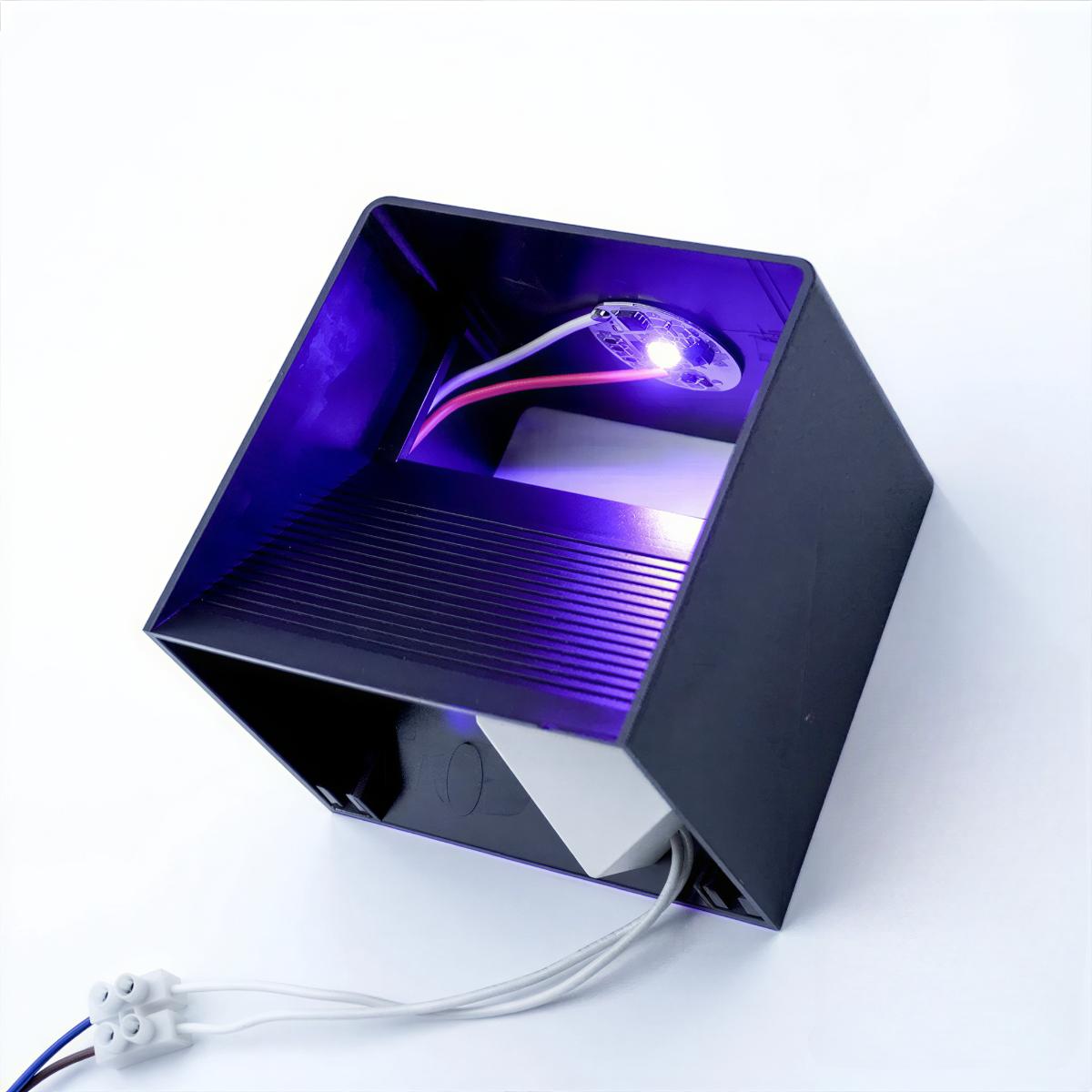 Multi Directional Remote Control Geometric Cube Wall Lamp
