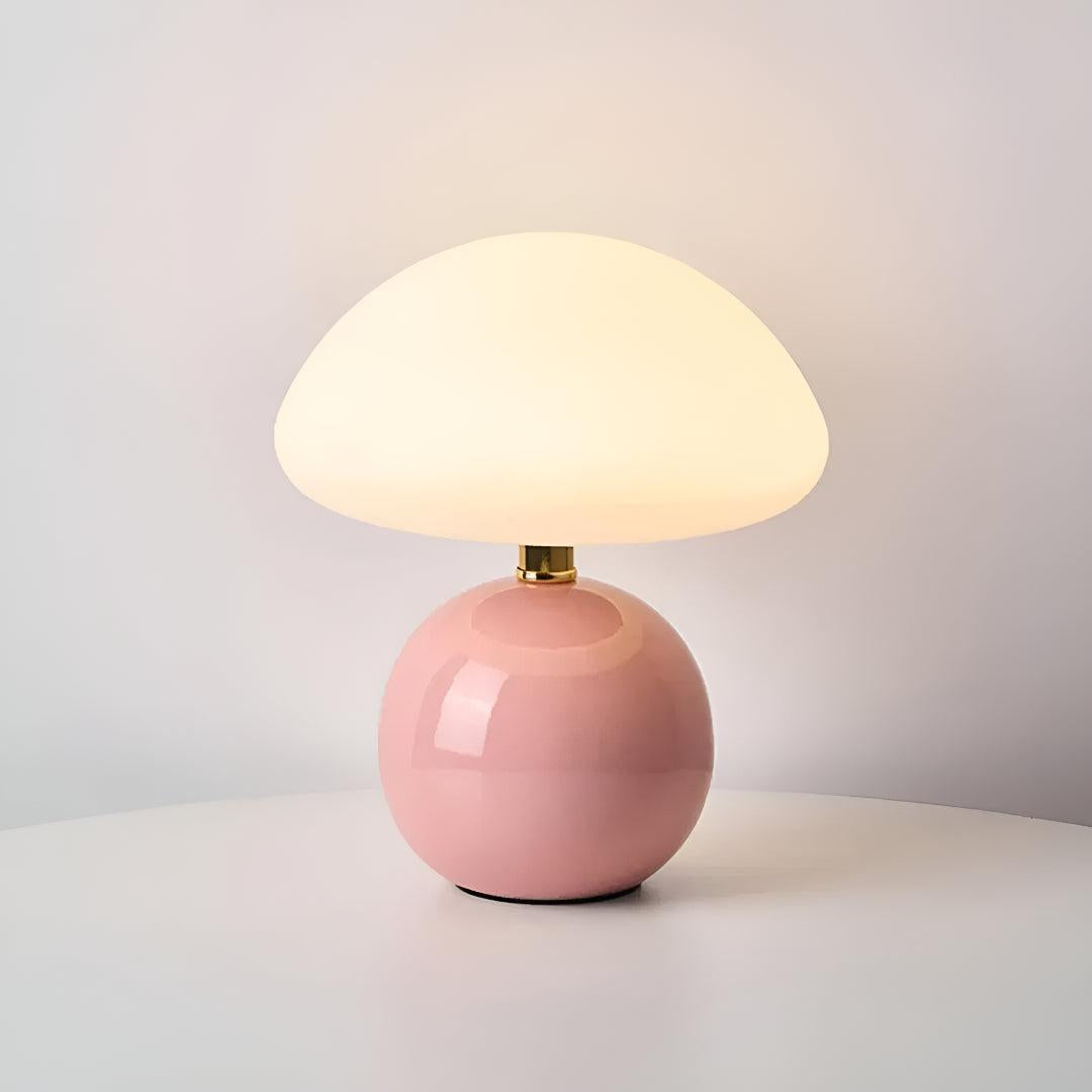 Mushroom Table Lamp with LED Ambient Light