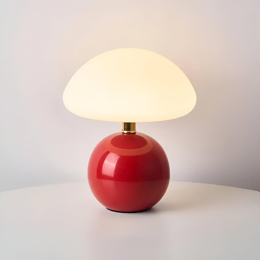 Mushroom Table Lamp with LED Ambient Light