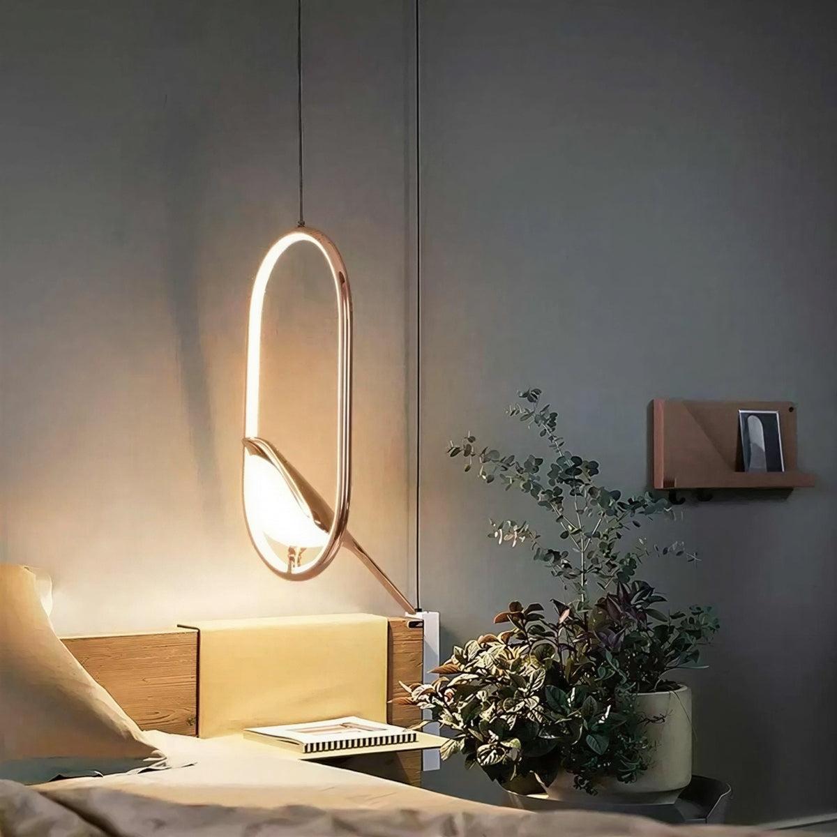 Nature-Inspired Bird Styled Sculptural Pendant Ceiling Light Fixture