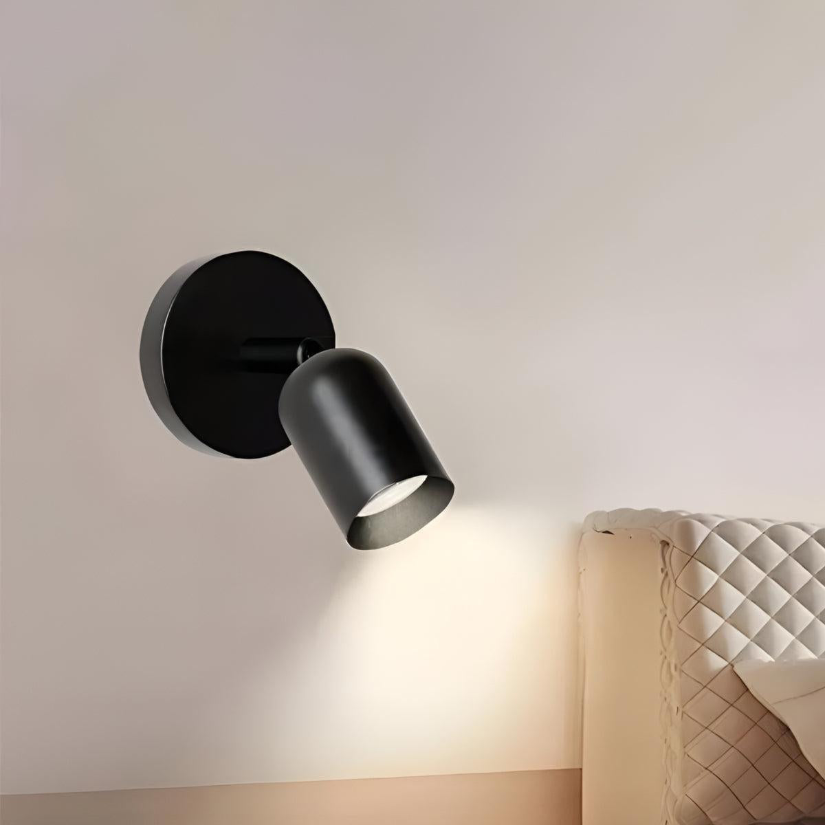 Nordic Styled Wall Mounted Sconce Light With Adjustable Rotatable Minimalist Spotlight