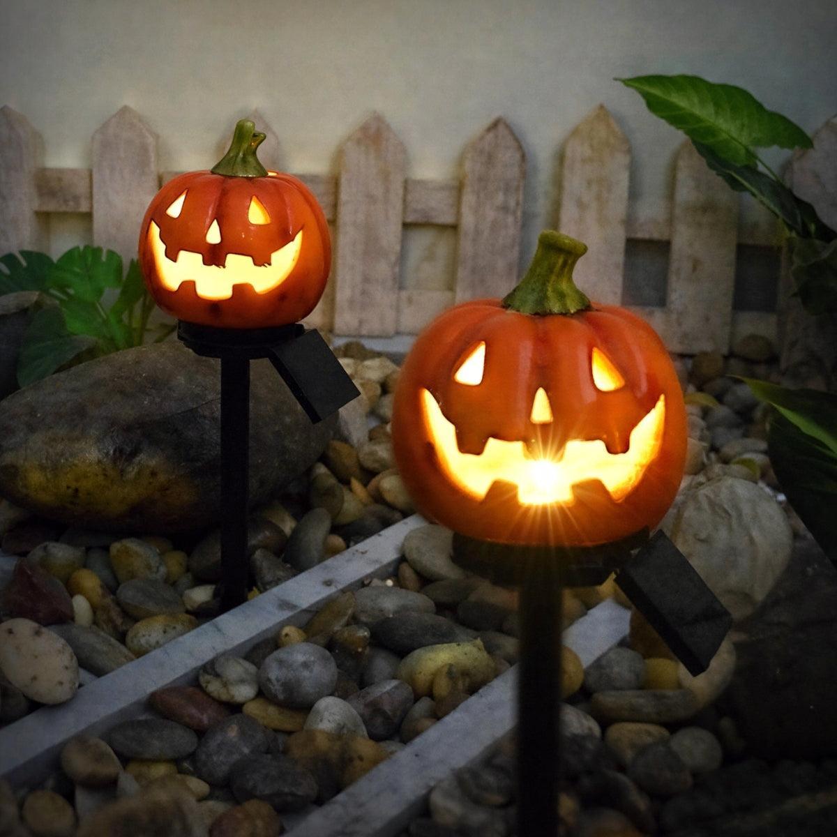 Outdoor Halloween Decoration For Solar Pathway Lights With Festive Glowing Design
