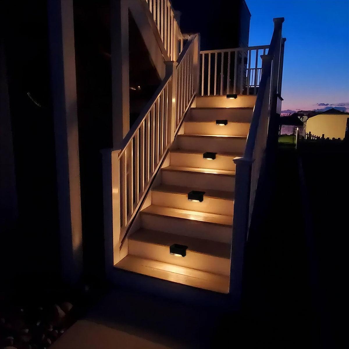 Outdoor Solar Powered Wall Lights With Automatic Sensor Activation