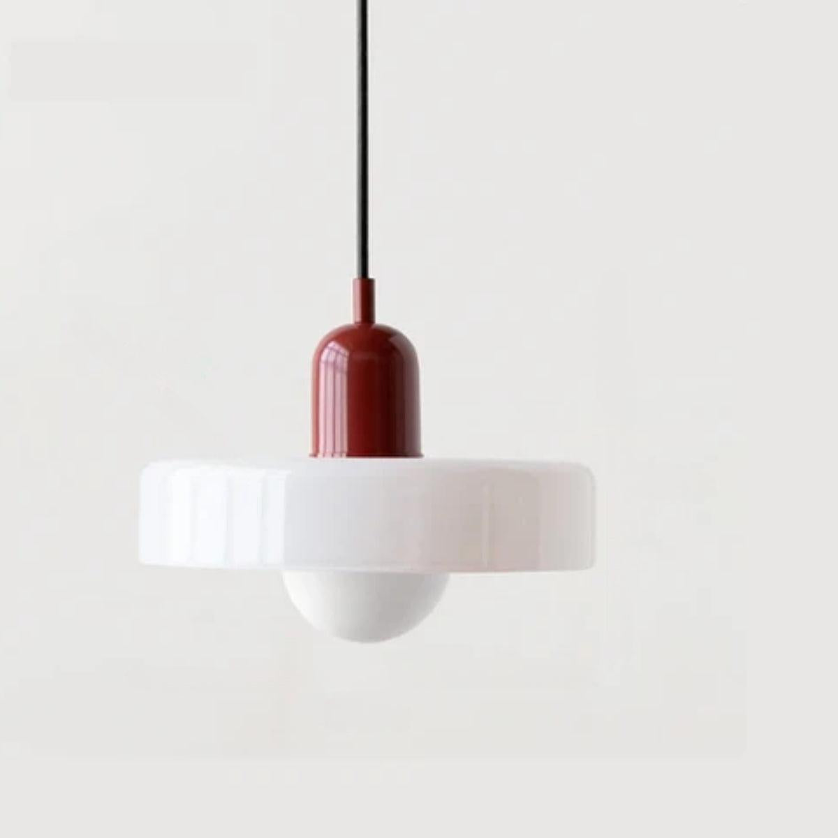 Pendant Light Fixture With Bauhaus And Retro Design