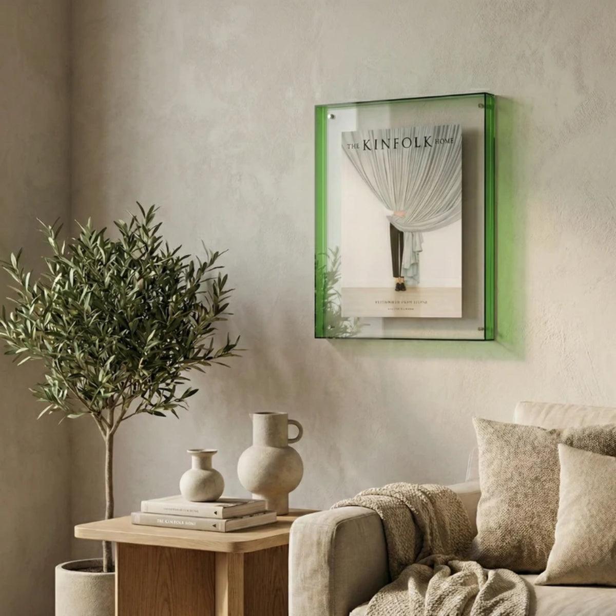 Picture Frame With Coloured Edge Design For Photos And Art
