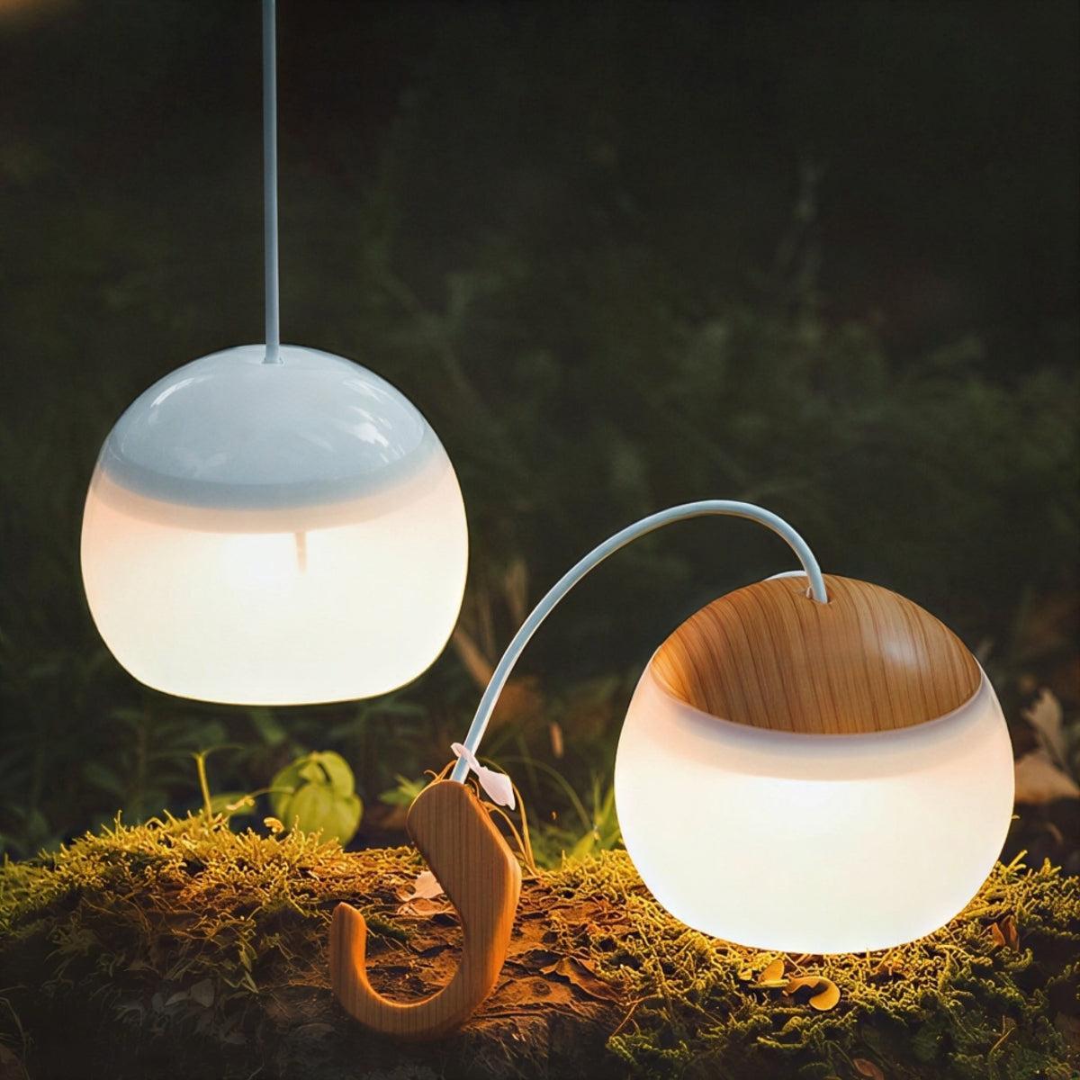 Portable Battery Operated Camping Hanging Lantern With Rechargeable Functionality