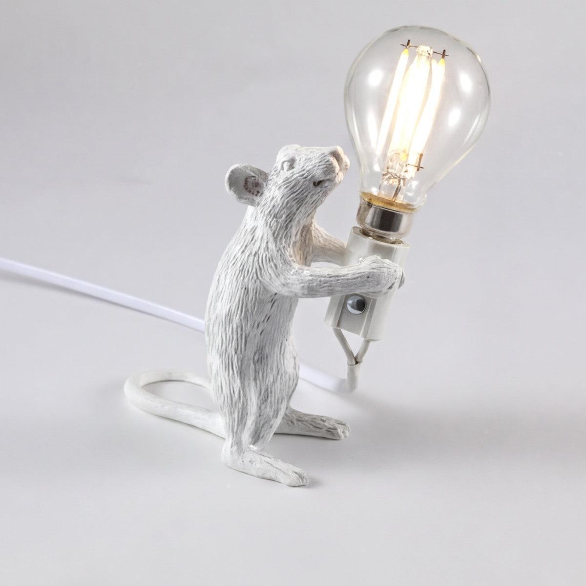 Quirky Mouse Figurine Table Lamp