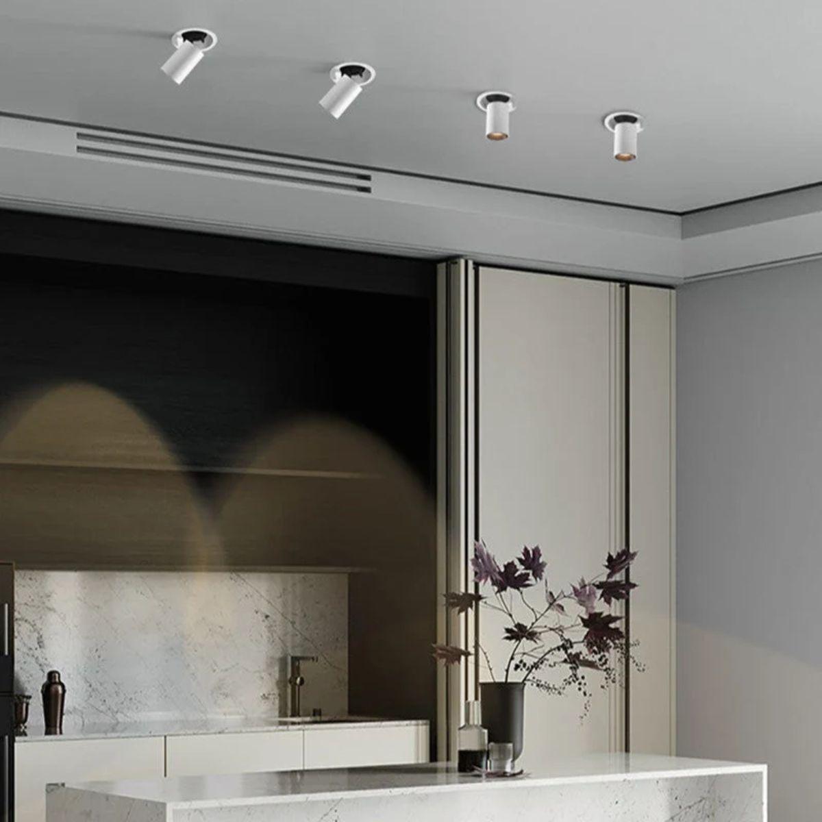 Recessed Adjustable Ceiling Spotlight For Down Lighting
