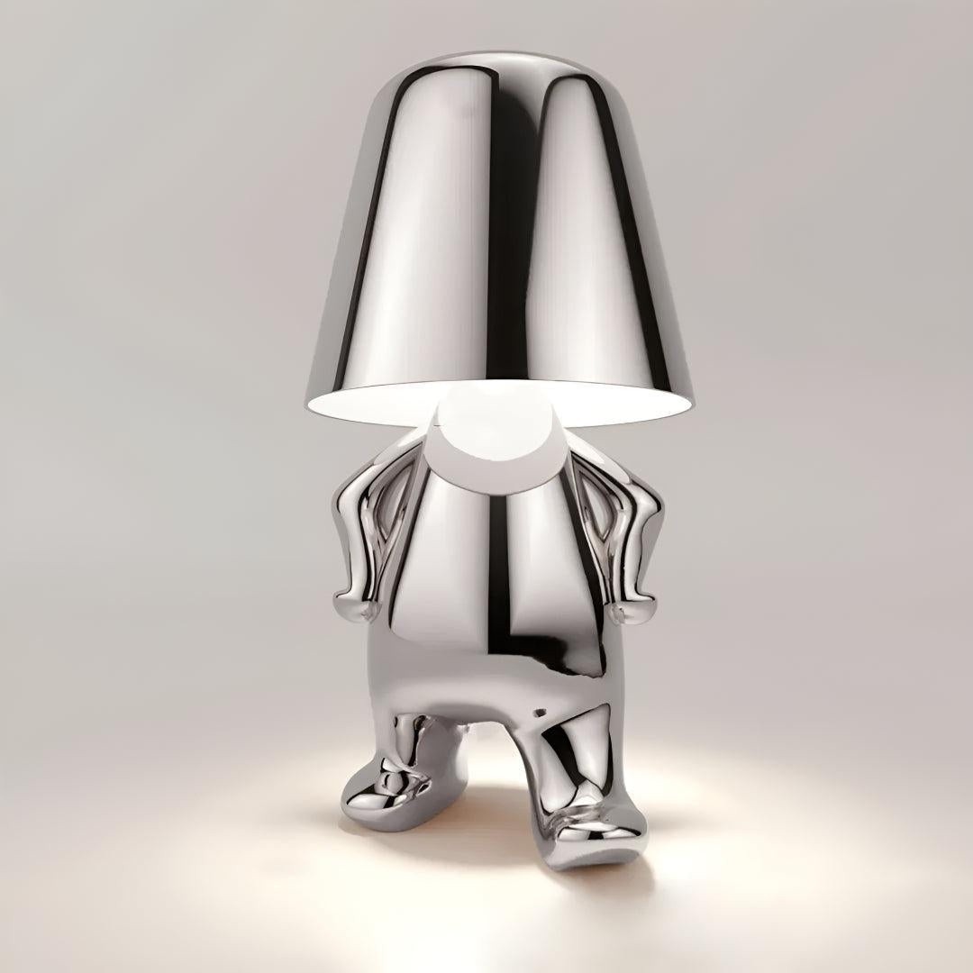 Rechargeable Person LED Table Lamp with Touch Control