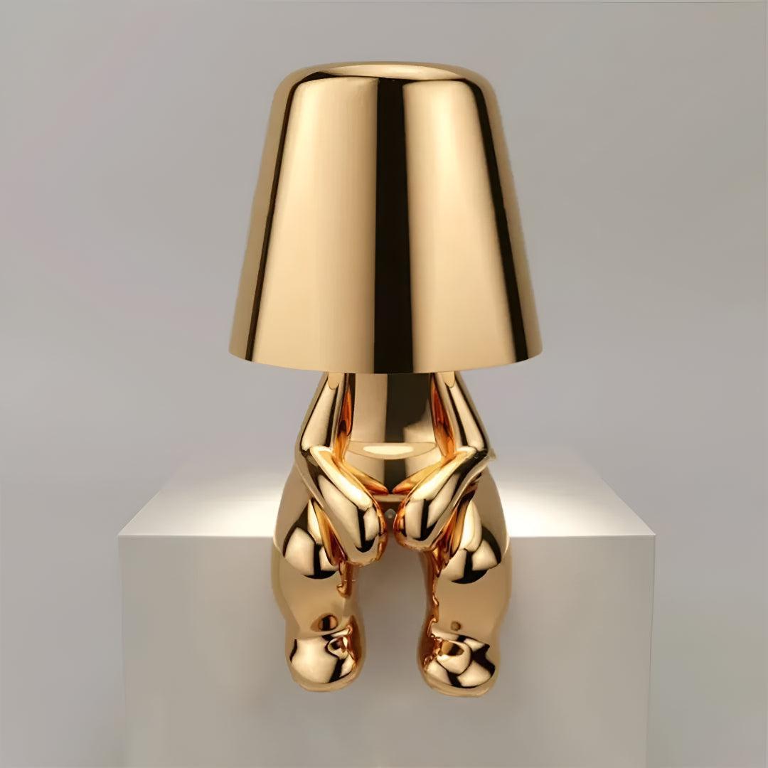Rechargeable Person LED Table Lamp with Touch Control