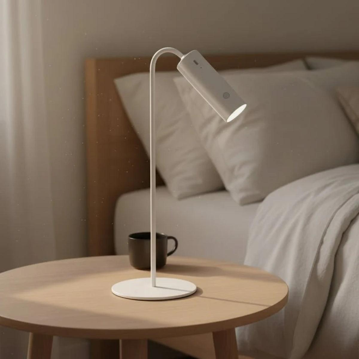 Rechargeable Table Lamp For Study And Reading With Battery Operated Design