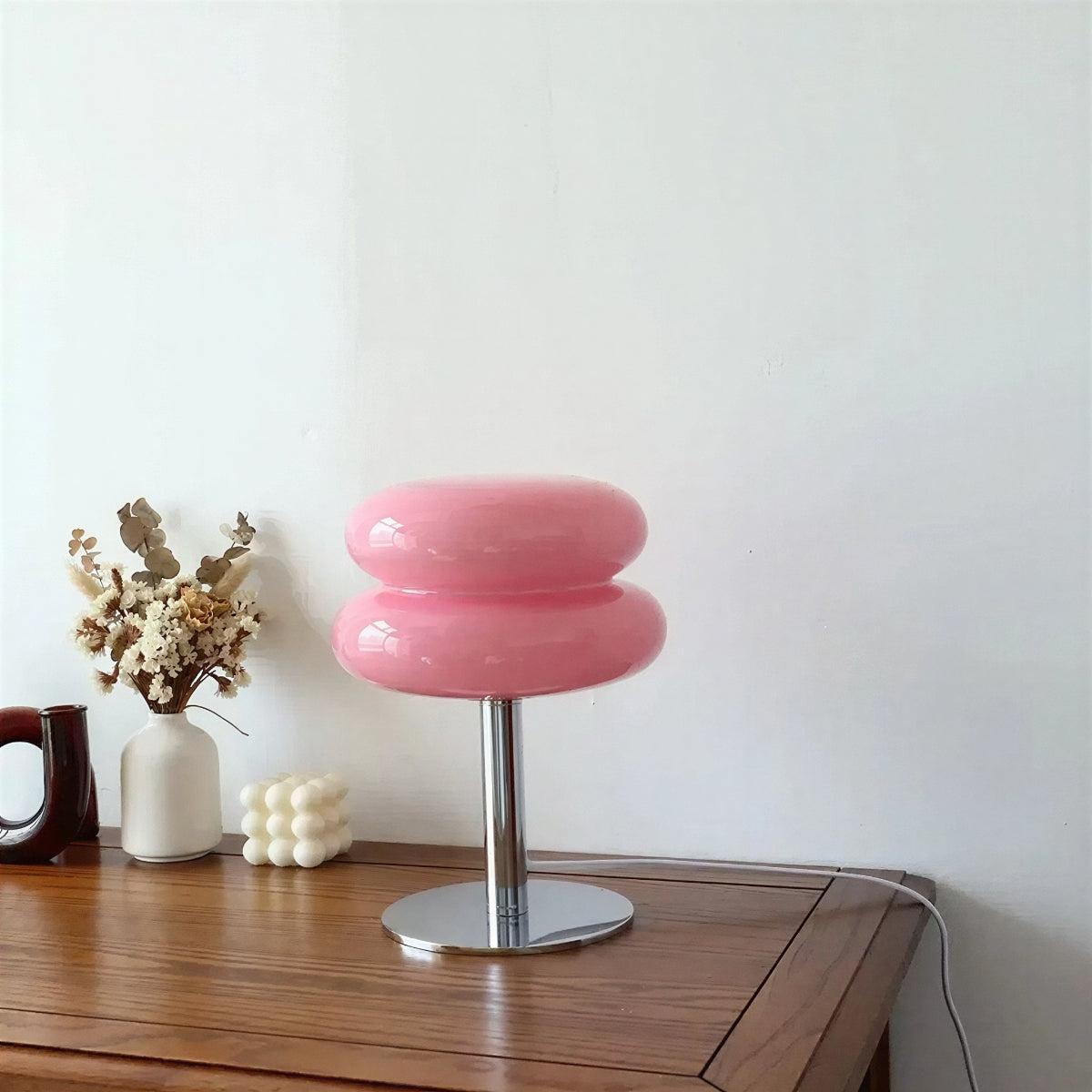 Retro Bauhaus Styled Table Lamp With Adjustable Brightness